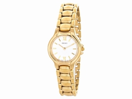 Seiko SXJW72 Gold Tone Stainless Steel Bracelet Seiko