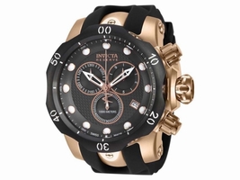 Invicta 16152 Venom Black Dial Rose Gold Chronograph Quartz Invicta