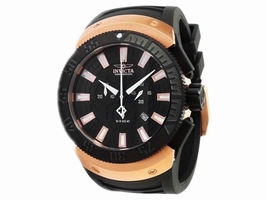 Invicta 0661 Mens Sea Scavenger Chrono Black Dial Invicta
