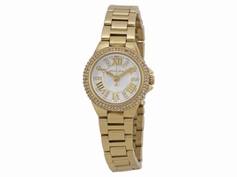 Michael Kors MK3252 Camille White Dial Gold Tone Stainless Women's Michael Kors