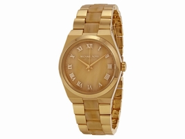 Michael Kors Channing MK6152 Gold Dial Gold Tone Stainless Women's Michael Kors