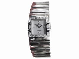 Omega Constellation Diamond & Stainless Steel Quartz 19mm Womens Omega