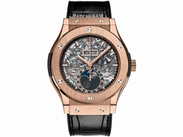 Hublot Classic Fusion Aerofusion Moonphase 517.ox.0180.lr 18K Rose Gold 45mm Mens Hublot