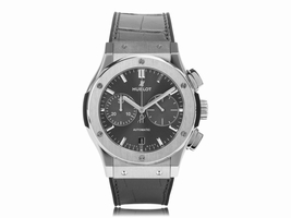Hublot Classic Fusion 521.nx.7071.lr Titanium Grey Dial Chronograph 45mm Mens Hublot