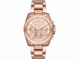 Michael Kors Brecken MK6367 Rose Gold-Tone Stainless Steel Chronograph 40mm Michael Kors