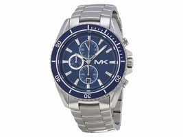 Michael Kors JetMaster MK8354 Stainless Steel Blue Dial Chronograph 45mm Michael Kors