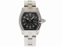 Cartier Roadster W62025V3 Stainless Steel Black Dial Automatic 38mm Mens Cartier