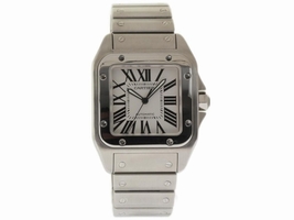 Cartier Santos 100 W200737G Stainless Steel 38mm Mens Cartier