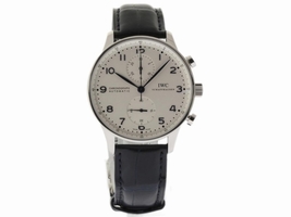 IWC Portuguese IW371446 Stainless Steel Silver Dial Automatic 41mm Mens IWC