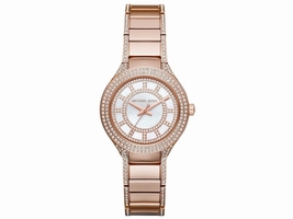 Michael Kors MK3443 Rose Gold Tone Stainless Steel 33mm Womens Michael Kors