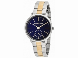 Michael Kors Jaryn MK3523 Two Tone Gold Tone & Stainless Steel Blue Dial 38mm Womens Michael Kors