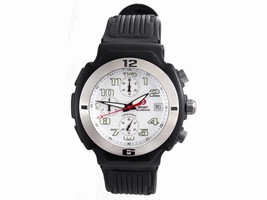 Michele 71-198-A Black Aluminum White Dial 40mm Unisex Michele