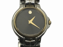 Movado Museum 81.E3.8155 Stainless Steel/Gold Tone Quartz 26mm Womens Movado
