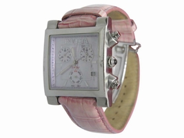 Invicta Angel Square Classic 9590 Stainless Steel & Leather Quartz 31mm Womens Invicta