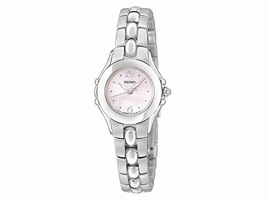 Seiko SXGN09 Silver-Tone Stainless Steel Quartz 22mm Womens Seiko
