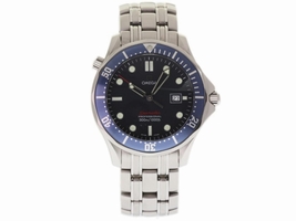 Omega Seamaster 2221.80 Stainless Steel Blue Dial Quartz 41mm Mens Omega