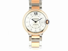 Cartier Ballon Bleu 36mm we902078 Stainless Steel & Rose Gold Cartier