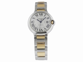 Cartier Ballon Bleu W6920047 Stainless Steel Gold Medium Automatic Cartier
