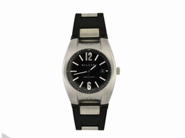 Bvlgari Bulgari EG 40 S Ergon Stainless Steel Black Automatic Date