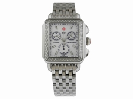Michele MWW06P000099 Signature Deco Diamond Pearl Womens Michele