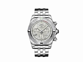 Breitling Chronomat 44 Chrono ab011011/g676 Stainless Steel Silver Dial 44mm Breitling