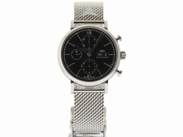 IWC Portofino IW391010 Chronograph Stainless Steel Black 42mm IWC