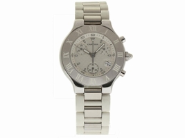 Cartier Must 21 W10184U2 Stainless Steel 38mm Unisex Cartier