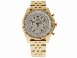 Breitling Bentley Motors K25362 18K Yellow Gold 48mm Mens Wach Breitling