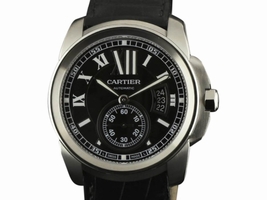 Cartier Calibre W7100041 Stainless Steel & Leather Automatic 42mm Mens Cartier