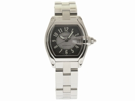 Cartier Roadster W62001V3 Stainless Steel Grey Dial Automatic 38mm Mens Cartier