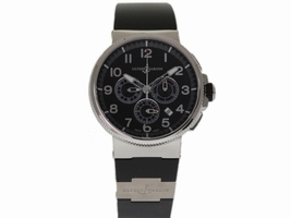 Ulysse Nardin Marine 1503-150-3/62 Stainless Steel Black Dial Automatic 43mm Mens Ulysse Nardin