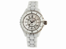 Chanel J12 Quartz H0968 White Ceramic Womens 33mm Chanel