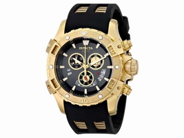 Invicta 15857 Specialty Grey Dial Black Rubber Strap Chronograph Men's Invicta