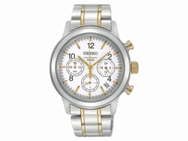 Seiko 6T63-00A0 2T Chronograph Date Display Bracelet Mens Seiko