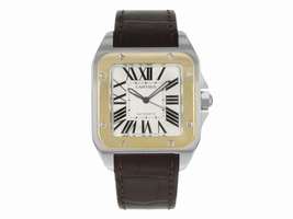 Cartier Santos W20072X7 38.5mm Mens Cartier