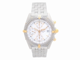 Breitling Chronomat B13050.1 Stainless Steel White Dial Automatic 38mm Mens Breitling