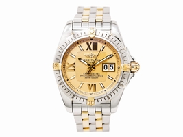 Breitling Windrider B49350 18K Yellow Dial / Stainless Steel 41mm Mens Breitling