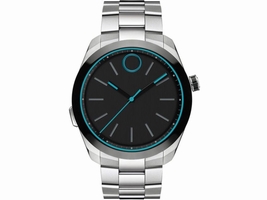 Movado 3660003 Stainless Steel Black Dial 44mm Mens Movado