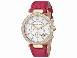 Michael Kors MK2297 Gold Tone Stainless Steel / Leather Quartz 39mm Womens Michael Kors