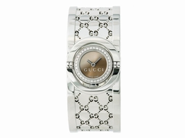 Gucci Twirl 112 Stainless Steel Diamonds 16mm Quartz Womens Gucci