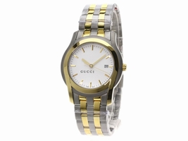 Gucci 5500XL Stainless Steel and Gold Plated 38mm Mens Gucci
