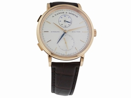 A. Lange & Sohne Saxonia Dual Time 1385.032 18K Rose Gold A. Lange & Sohne