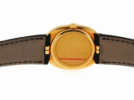 Patek Philippe 3748 18K Yellow Gold Ellipse Diamond Blue Dial Unisex Patek Philippe