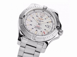Breitling a1738811 Colt Automatic Stainless Steel Silver Dial 44mm Mens Breitling