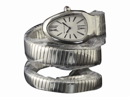 Bulgari Serpenti SP35C6SS.2T Steel Silver Dial Quartz 35mm Bulgari
