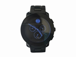 Movado Bold Stainless Steel & Black Dial 43.5mm Mens Movado