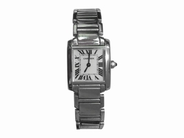 Cartier Tank Francaise w5001253 18K White Gold Womens 20mm  | Cartier