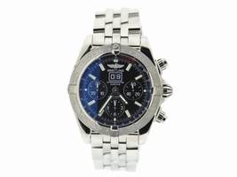 Breitling Windrider Blackbird J44359 Chronograph 18K White Gold 40mm Mens Breitling