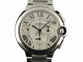 Cartier Ballon Bleu W6920002 Stainless Steel Silver Dial Automatic 44mm Mens Cartier