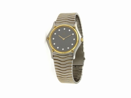 Ebel 18K Yellow Gold / Stainless Steel 35.5mm Mens Ebel